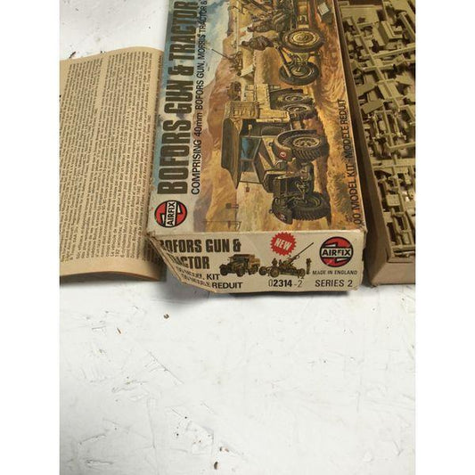 Airfix Bofors Gun & Tractor - 40mm Bofors Gun, Morris Tractor - Model Kit Reduit, Series 2