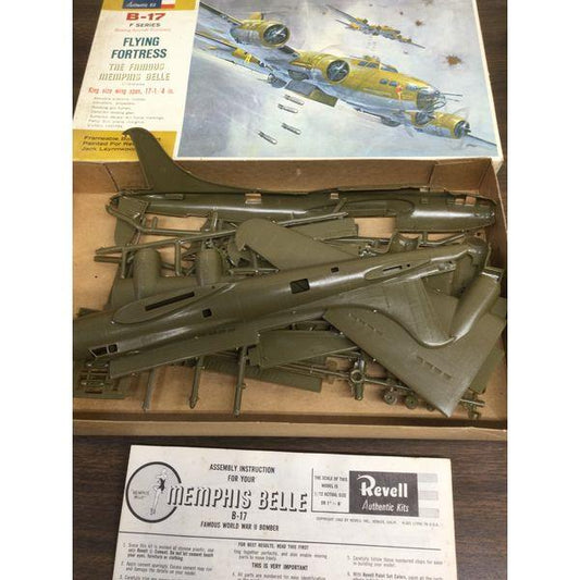 Revell B-17 F Series Flying Fortress, The Famous Memphis Belle - Vintage Model Kit