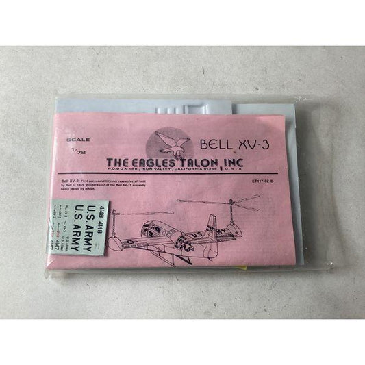 The Eagles Talon Inc - Bell XV-3 - 1/72 Scale - U.S. Army