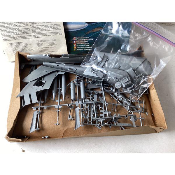 Monogram Republic F-84F - 1/48 Scale Model Kit - Unassembled, Molded in Silver