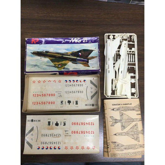 KP MiG-21F - Plastic Model Kit, Vintage, Military Aircraft, Collector's Item