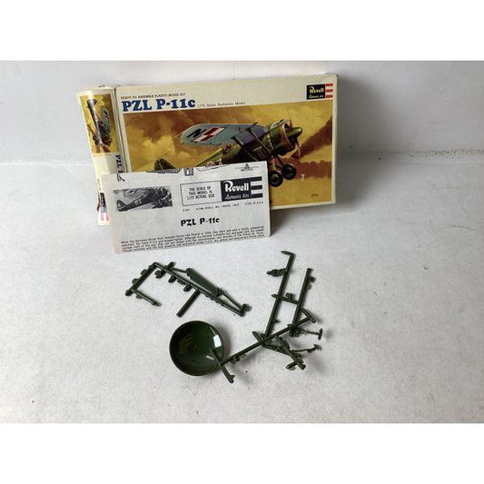 Revell PZL P-11c, 1/72 Scale, Authentic Model, Unassembled Parts