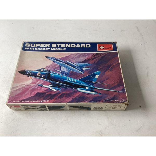 RAF Craft Super Etendard, With Exocet Missile, 1/72nd Scale