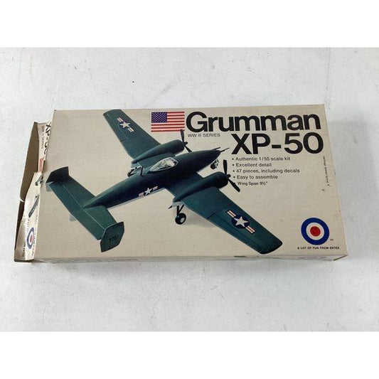 Grumman XP-50, WWII Series, 1/55 Scale Kit - 47 Pieces, Easy to Assemble