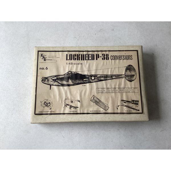 Koster Aero Enterprises Lockheed P-38 Conversions - 1:48 Scale Model Kit