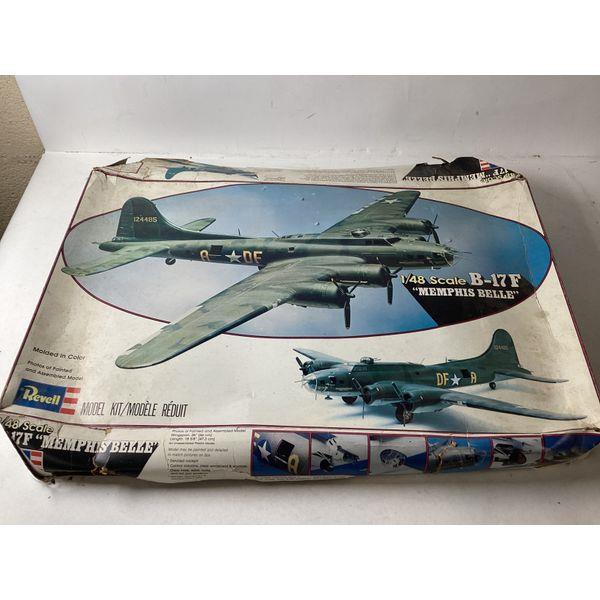 Revell 1/48 Scale B-17F "Memphis Belle" Model Kit - Unassembled