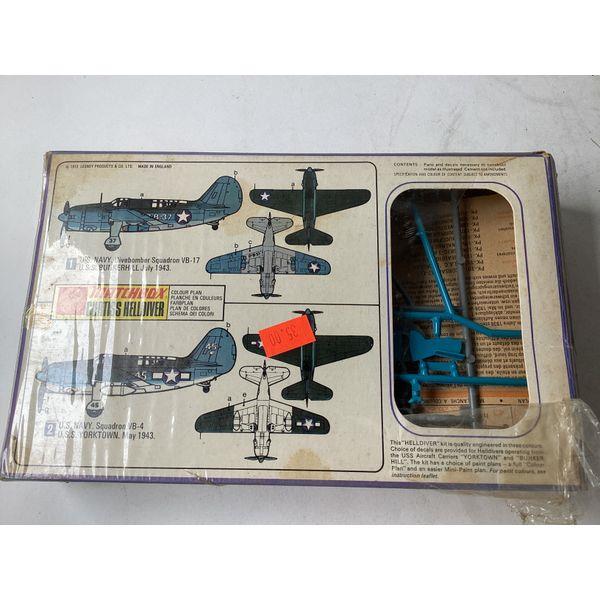 Matchbox Curtiss Helldiver - 1/72 Scale Kit - PK-104, Vintage Model Plane