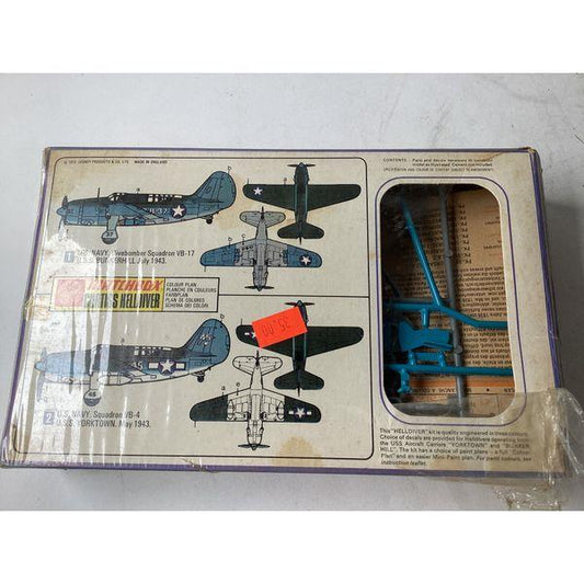 Matchbox Curtiss Helldiver - 1/72 Scale Kit - PK-104, Vintage Model Plane