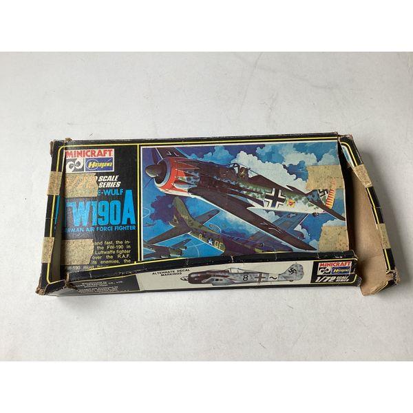 MiniCraft Focke-Wulf Fw190A, 1/72 Scale, WWII German Air Force Fighter Plane
