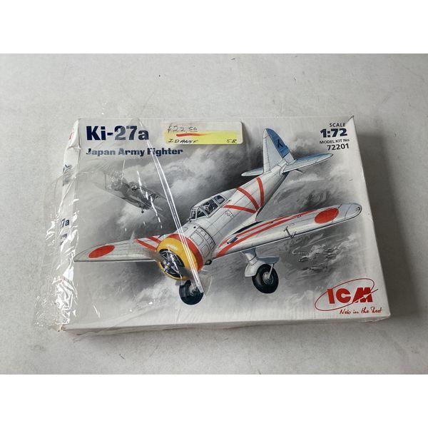 ICM Ki-27a Japan Army Fighter - 1:72 Scale Model Kit, Unassembled