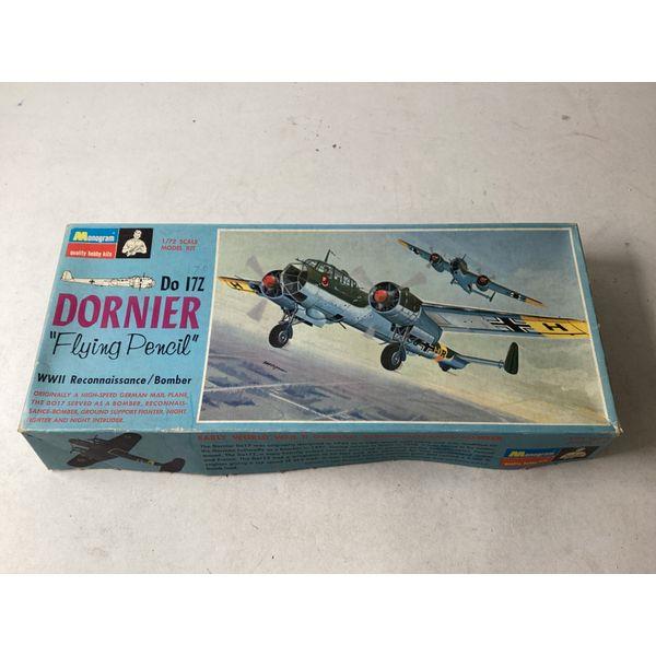 Monogram Dornier Do17Z, 1/72 Scale, Vintage Model Kit