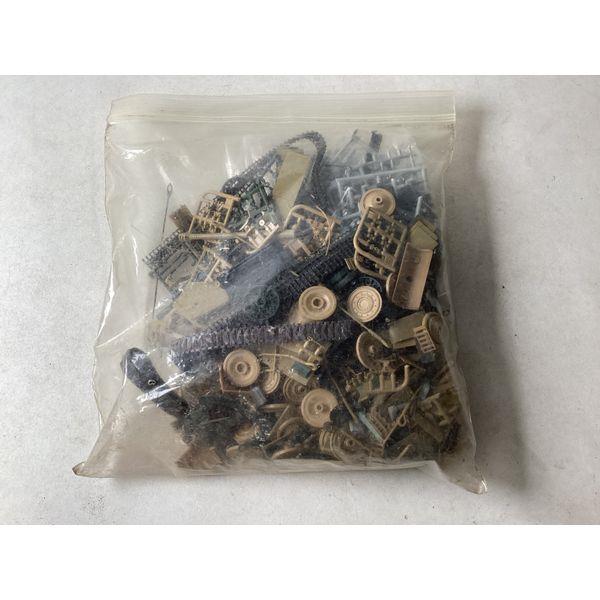 Model Kit - Unassembled Parts, Military Vehicle, Unpainted Plastic