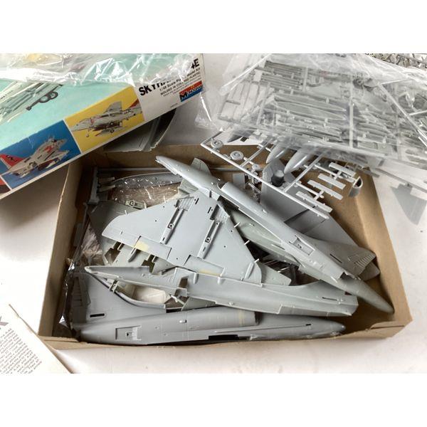 Monogram Skyhawk A-4E - 1/48 Scale, Unassembled Model Kit, Molded in Color