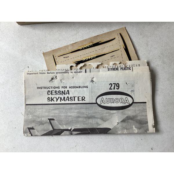 Aurora Cessna Skymaster - All Plastic Assembly Kit