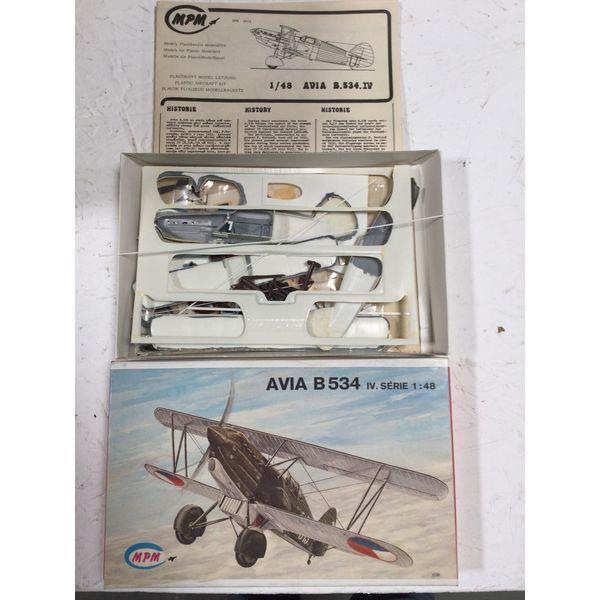 MPM AVIA B.534 IV 1/48 Scale Model Kit - Biplane, Unassembled