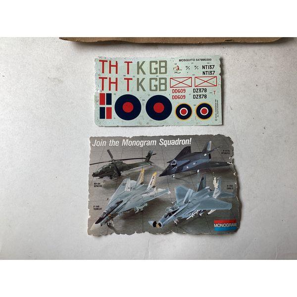Monogram De Havilland Mosquito 1:48 Scale Model Kit - Skill Level 2