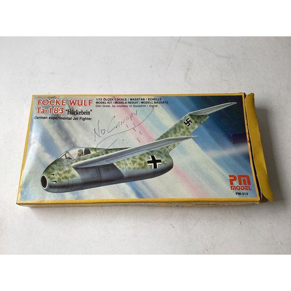 PM Model Ta-183 H??ckebein - German Experimental Jet Fighter, 1/72 Scale Model Kit