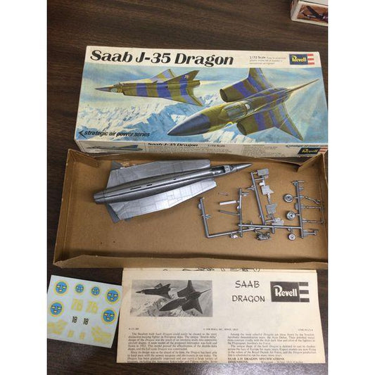 Revell Saab J-35 Dragon, 1/72 Scale Model Kit