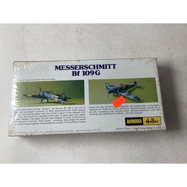 Aurora Heller Messerschmitt Bf 109G - International 1/72 Scale - Model Kit