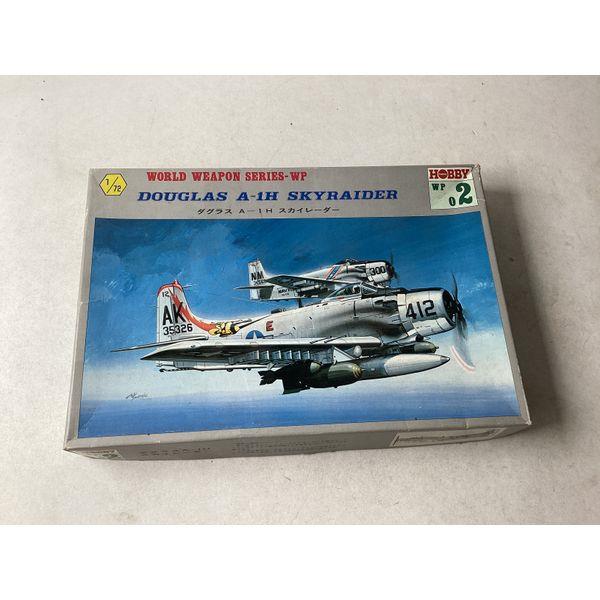 Hobby Douglas A-1H Skyraider - 1/72 Scale, World Weapon Series-WP 2, Model Kit