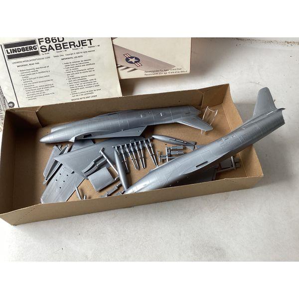 Lindberg F86D Saberjet 1/48 Scale Model Kit - Vintage 1990