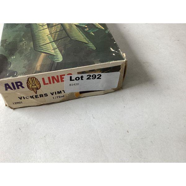 Air Lines Vickers Vimy, 1/73rd Scale Constant Scale Kit