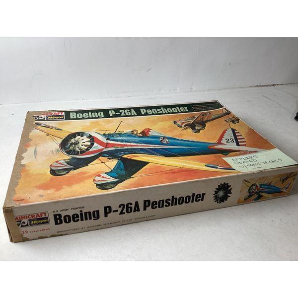 Minicraft Boeing P-26A Peashooter - 1/32 Scale, U.S. Army Fighter, Appears Sealed