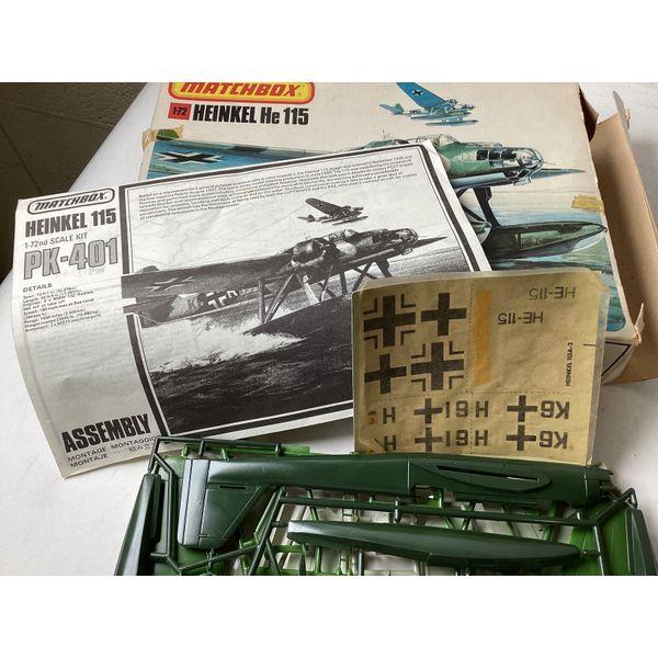 Matchbox Heinkel He 115 PK-401 - 1/72 Scale Model Kit