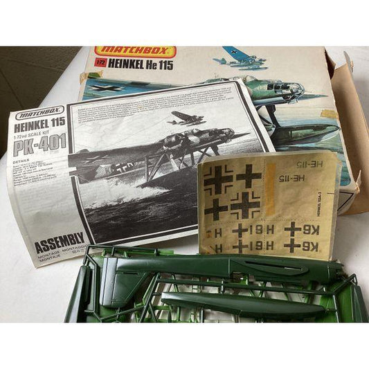 Matchbox Heinkel He 115 PK-401 - 1/72 Scale Model Kit
