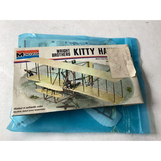 Monogram Wright Brothers Kitty Hawk - Man"s First Flying Aeroplane Model Kit