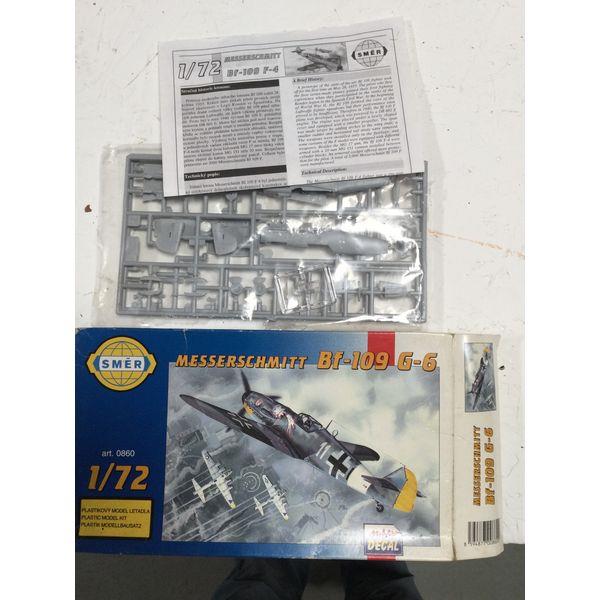 SMER Messerschmitt Bf-109 G-6 - 1/72 Scale, Plastic Model Kit