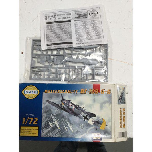 SMER Messerschmitt Bf-109 G-6 - 1/72 Scale, Plastic Model Kit