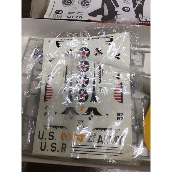 Hobby Craft USAAC P-26 Peashooter - 1:48 Scale, Model Kit, Unassembled, Decals