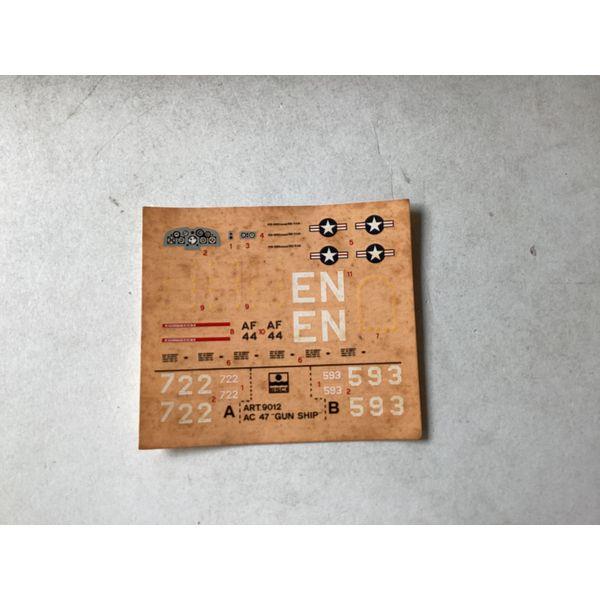 ESCI AC-47 Gunship Spooky, 1/72 Scale - Aircraft Kit