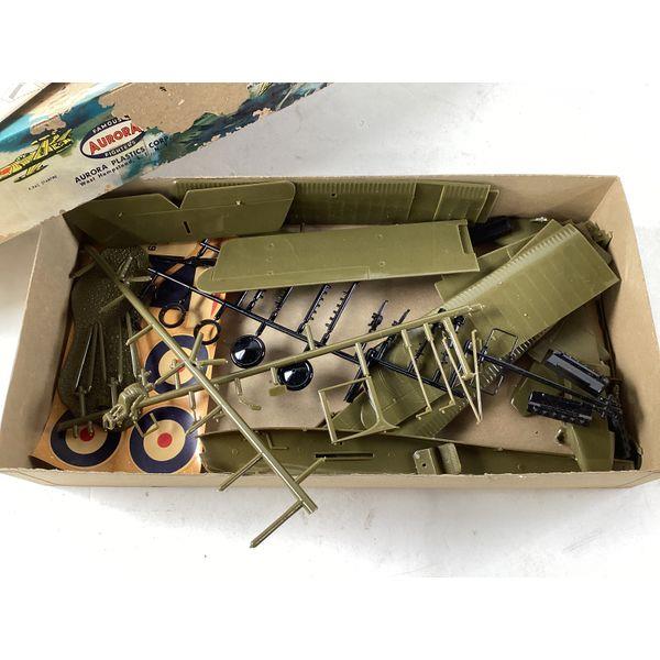 Aurora De Haviland DH-10 Bomber, Scale Model Kit, All Plastic Assembly
