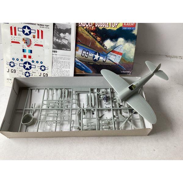 Academy P-47D Thunderbolt "Bubble Top" - 1/72 Scale Model Kit - Detailed Parts, Under Wing Weapons