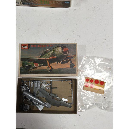 UPC Tojo-Nakajima Ki-44 Vintage Model Kit - Unassembled Parts, Collectible