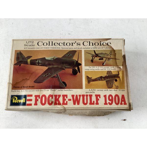 Revell Focke-Wulf 190A, 1/72 Scale Collector's Choice - Kit Makes One of 3 Versions