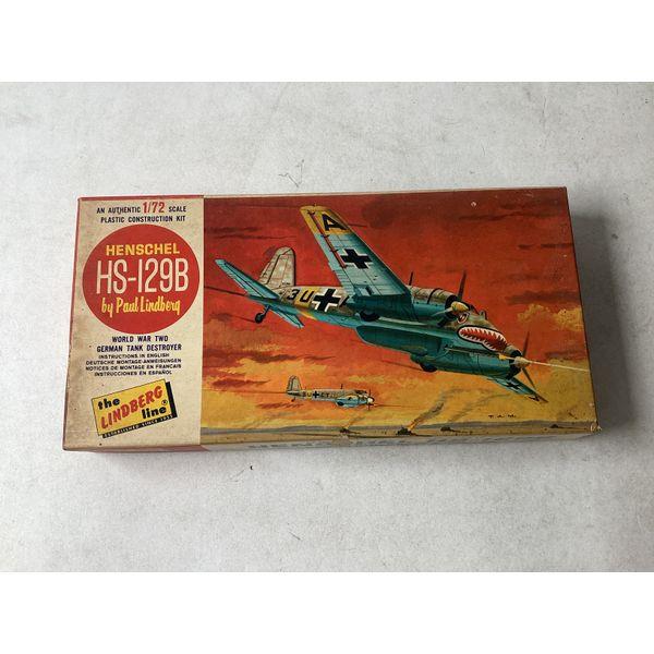 LINDIBERG LINE HS-129B, 1/72 Scale Plastic Construction Kit, World War II German Tank Destroyer