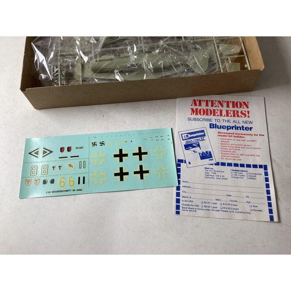 AMT ERTL Messerschmitt BF-109G Model Kit, 1990s Issue, Unassembled