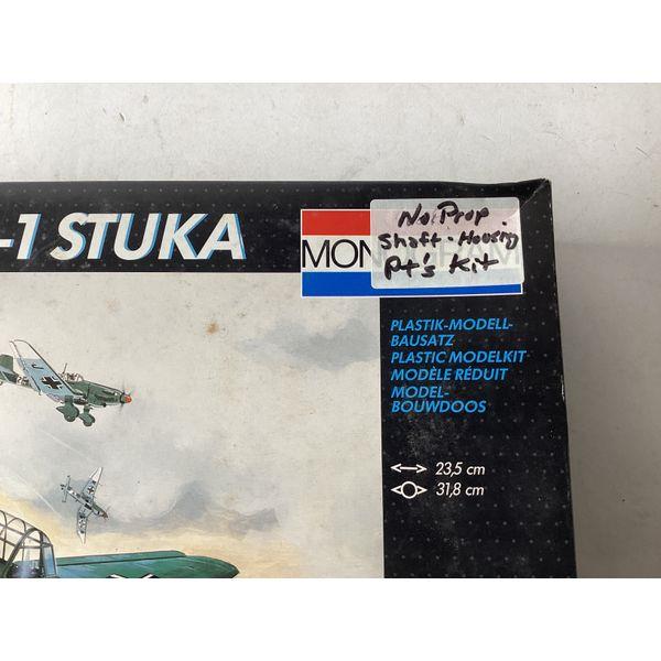 MOI JunKers JU-87 D-1 Stuka - 1/48 Scale, Plastic Model Kit