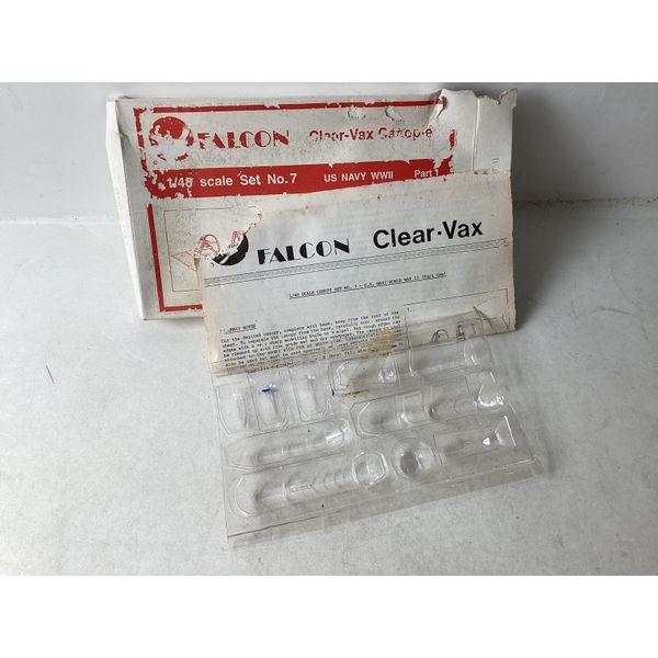 Falcon Clear-Vax Canopies - US Navy WWII - 1/48 Scale