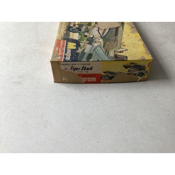 Monogram Tiger Shark - PA96:98, Vintage Model Kit, WWII Fighter Plane