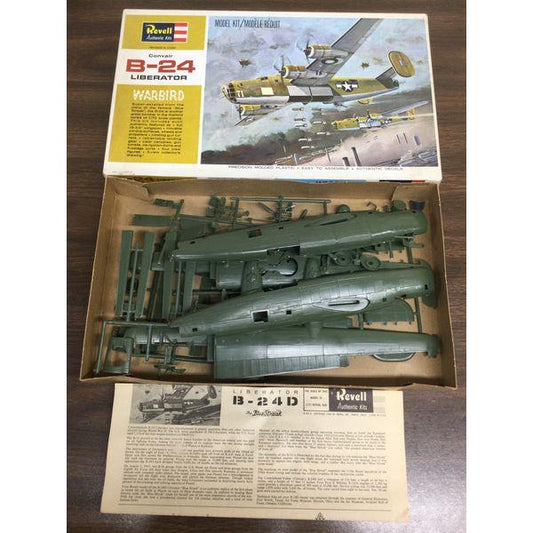 Revell Convair B-24 Liberator Warbird Model Kit - Unassembled Plastic, Authentic Decals