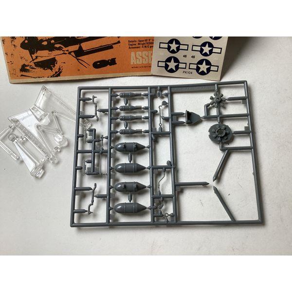 Matchbox Curtiss Helldiver - 1/72 Scale Kit - PK-104, Vintage Model Plane