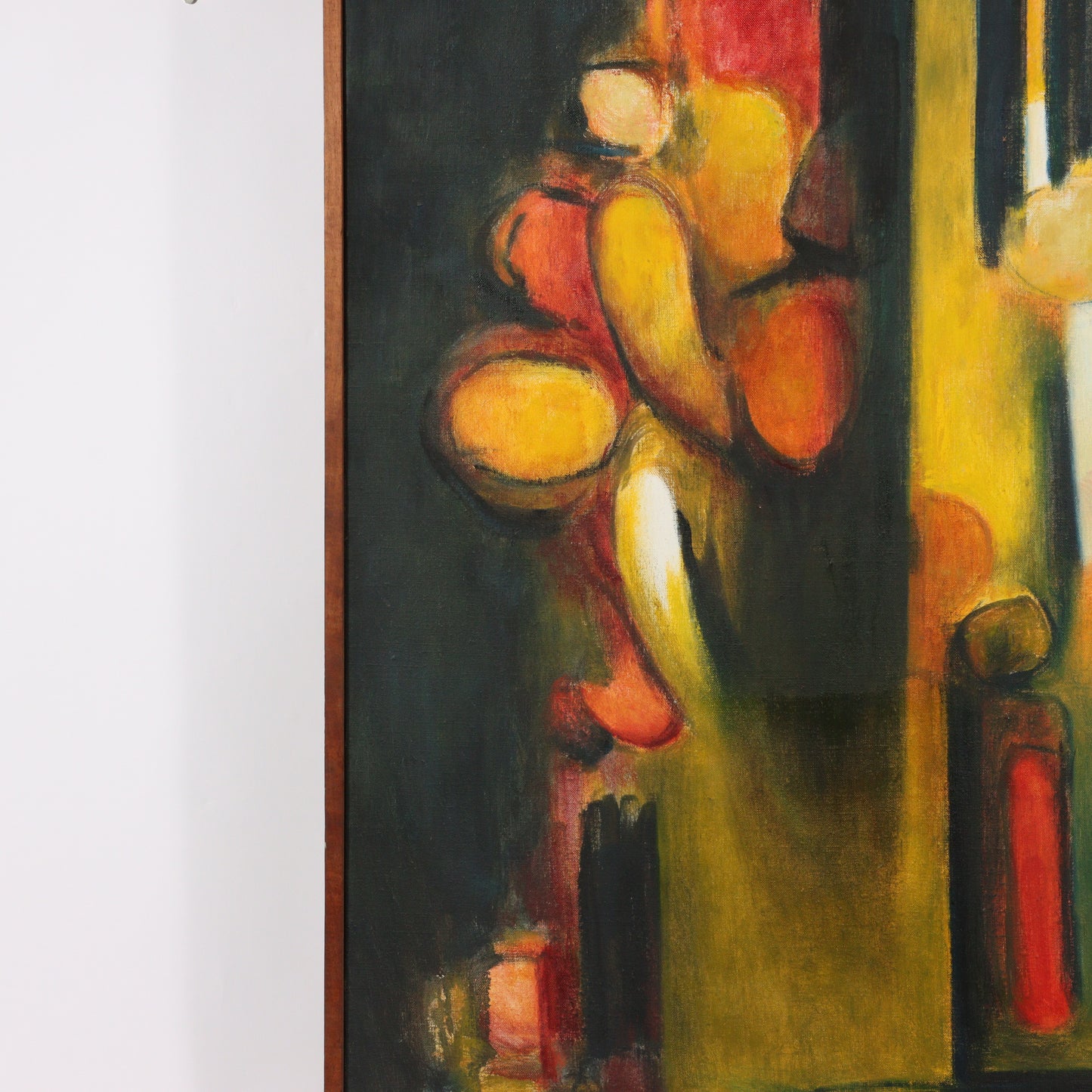 Mary Ray Gehr, Illinois (1910 - 1997), Saturn Among Pisces, oil on canvas, 50"W x 37 1/2"W