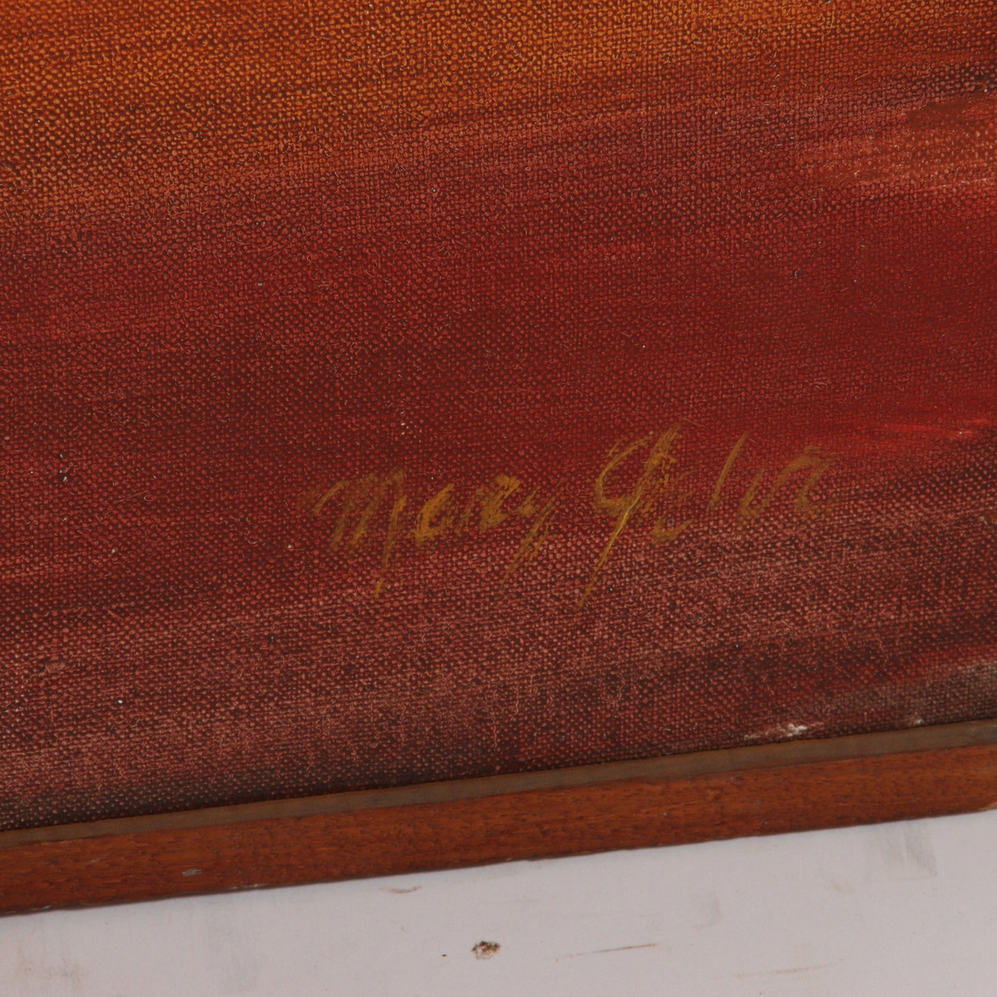 Mary Ray Gehr, Illinois (1910 - 1997), Saturn Among Pisces, oil on canvas, 50"W x 37 1/2"W