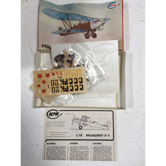MPM Polikarpov R-5 - 1/72 Scale Model Kit, Aircraft