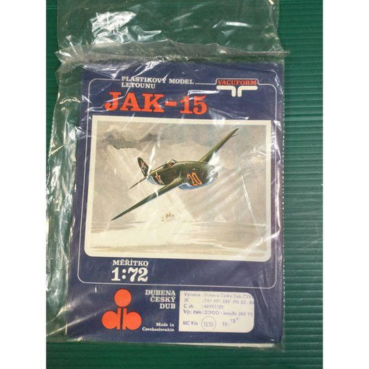 DUB Ceský DUB Jak-15 - 1:72 Scale, Vacuform Plastic Model