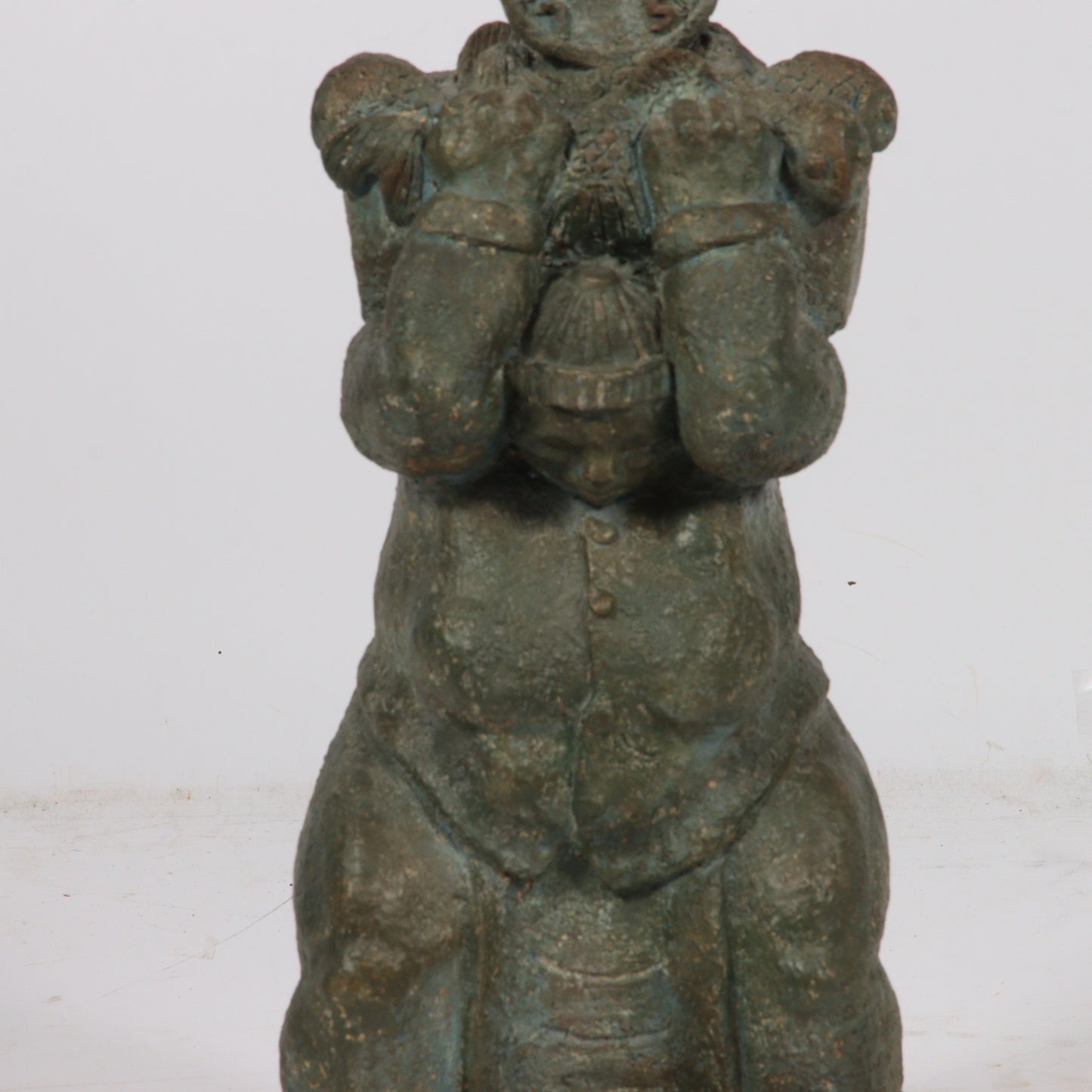 Sally Grosz Bodkin, New York/Hungary (1900-1974), Fishmonger, 1942, ceramic, 16"H x 9"W x 8"H